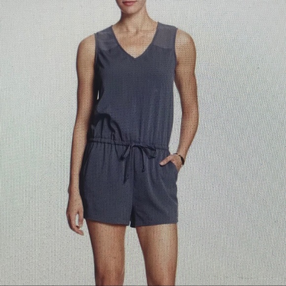 Banana Republic Pants - Banana Republic EUC Romper Steel Blue Sz 4